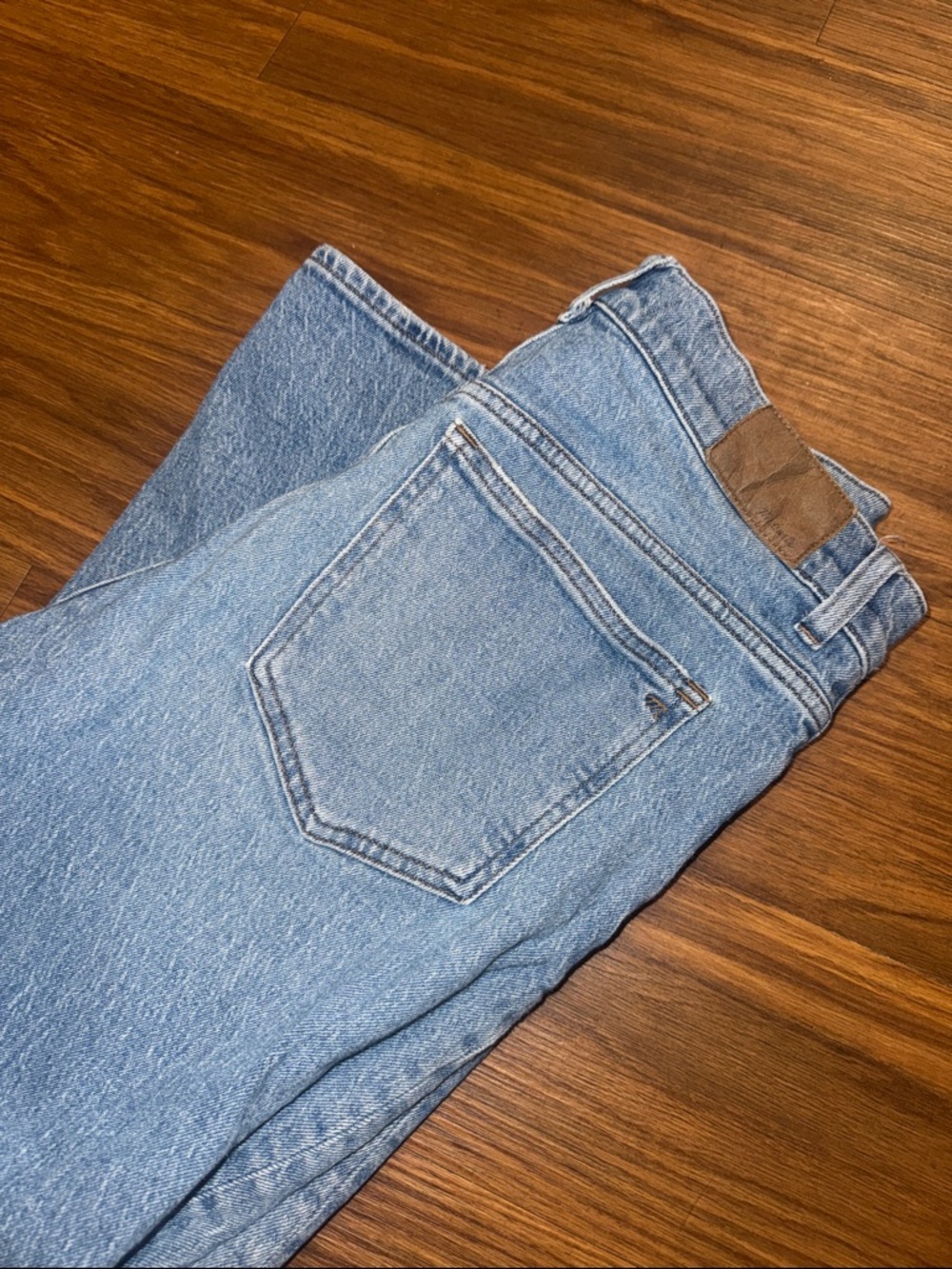MADEWELL 90s Straight Classic Light Wash Jeans